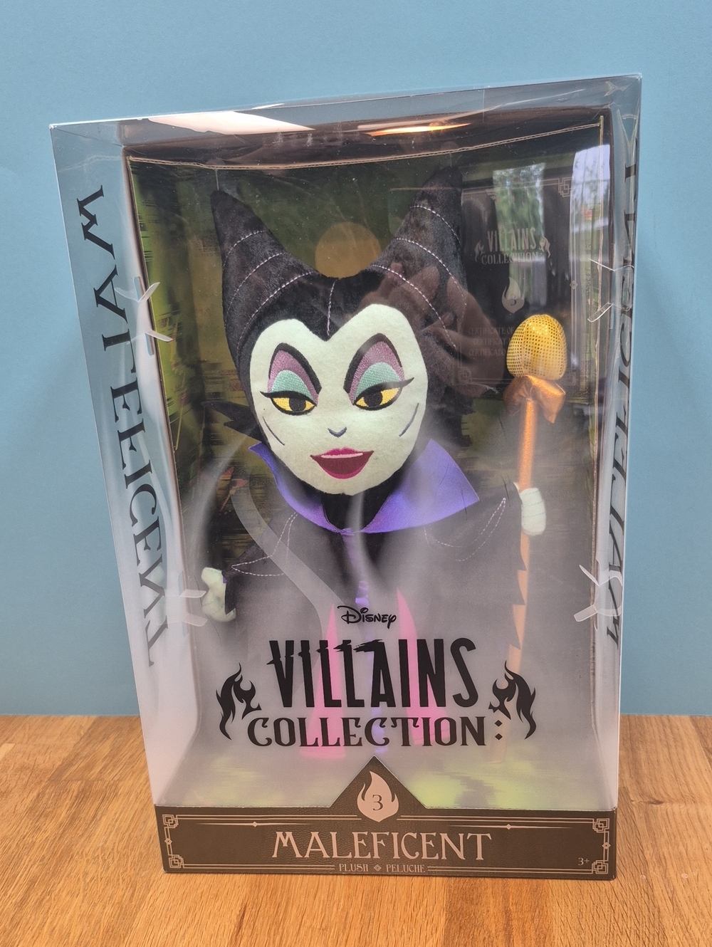 Collectible Disney Maleficent Plush with Gold Staff